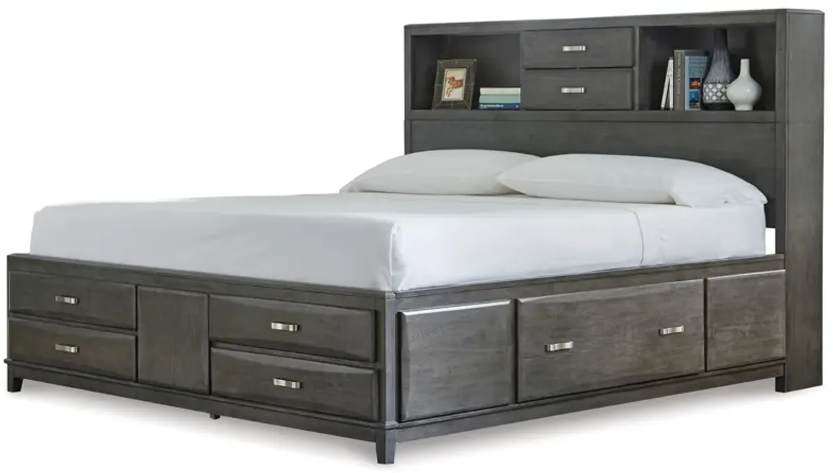 Caitbrook California King Storage Bed with 8 Drawers