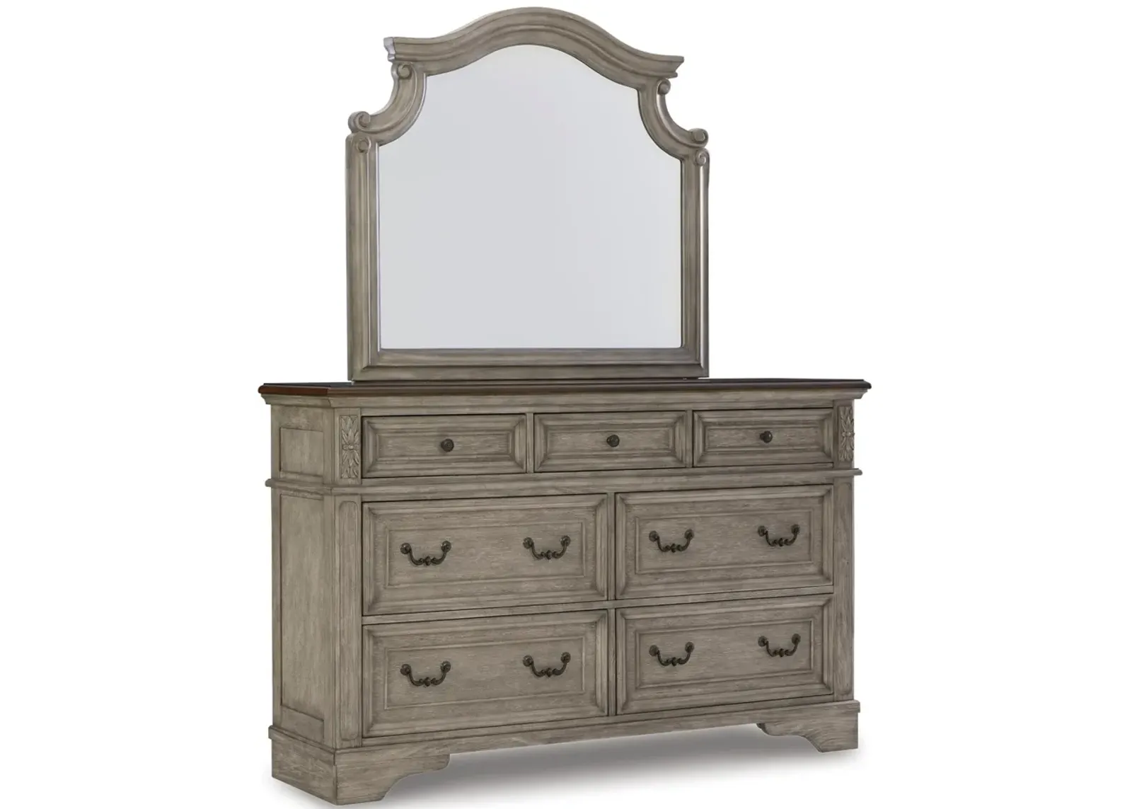 Lodenbay 7 Drawer Dresser and Mirror