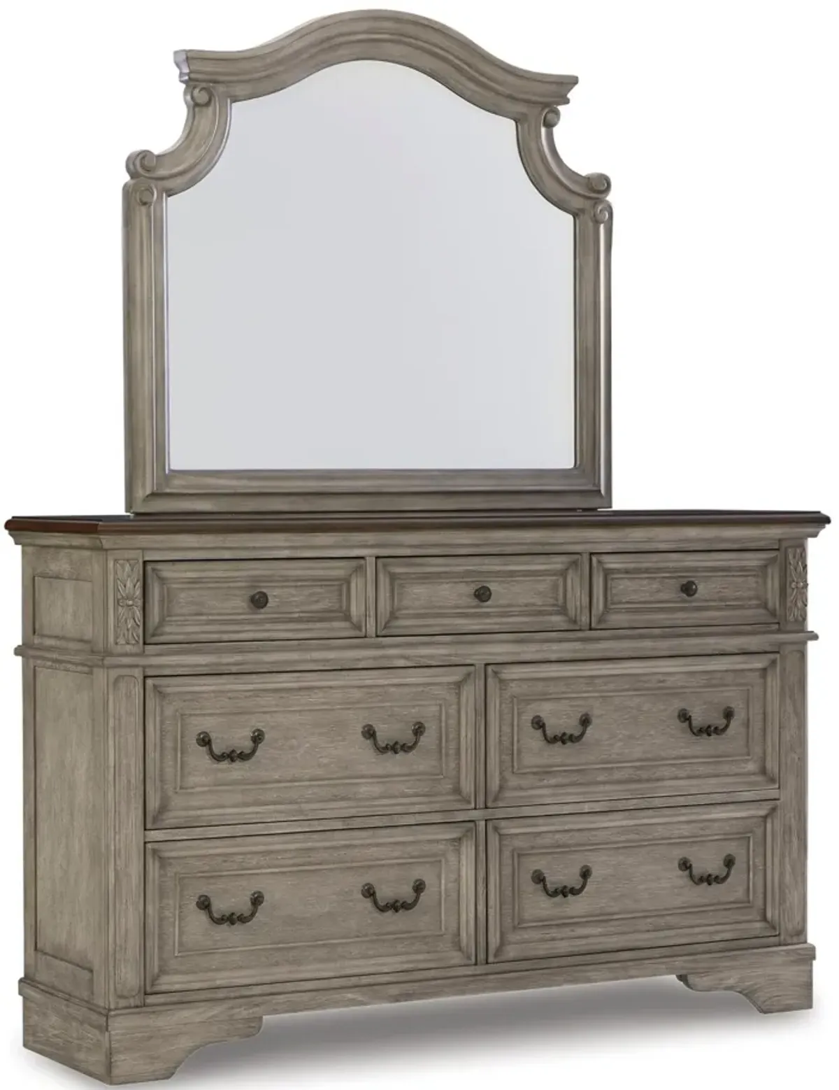 Lodenbay 7 Drawer Dresser and Mirror