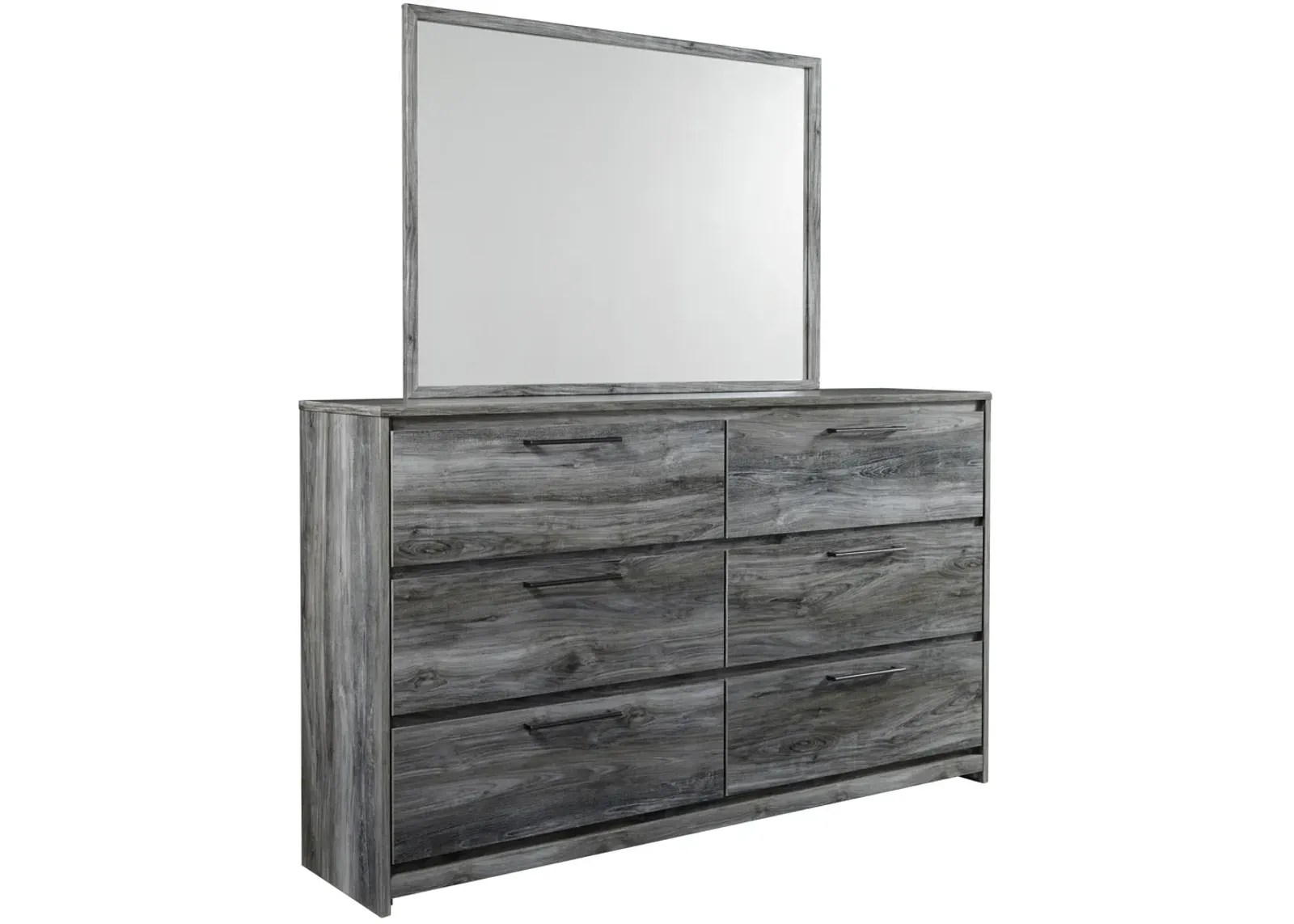 Baystorm 6 Drawer Dresser and 42" Mirror