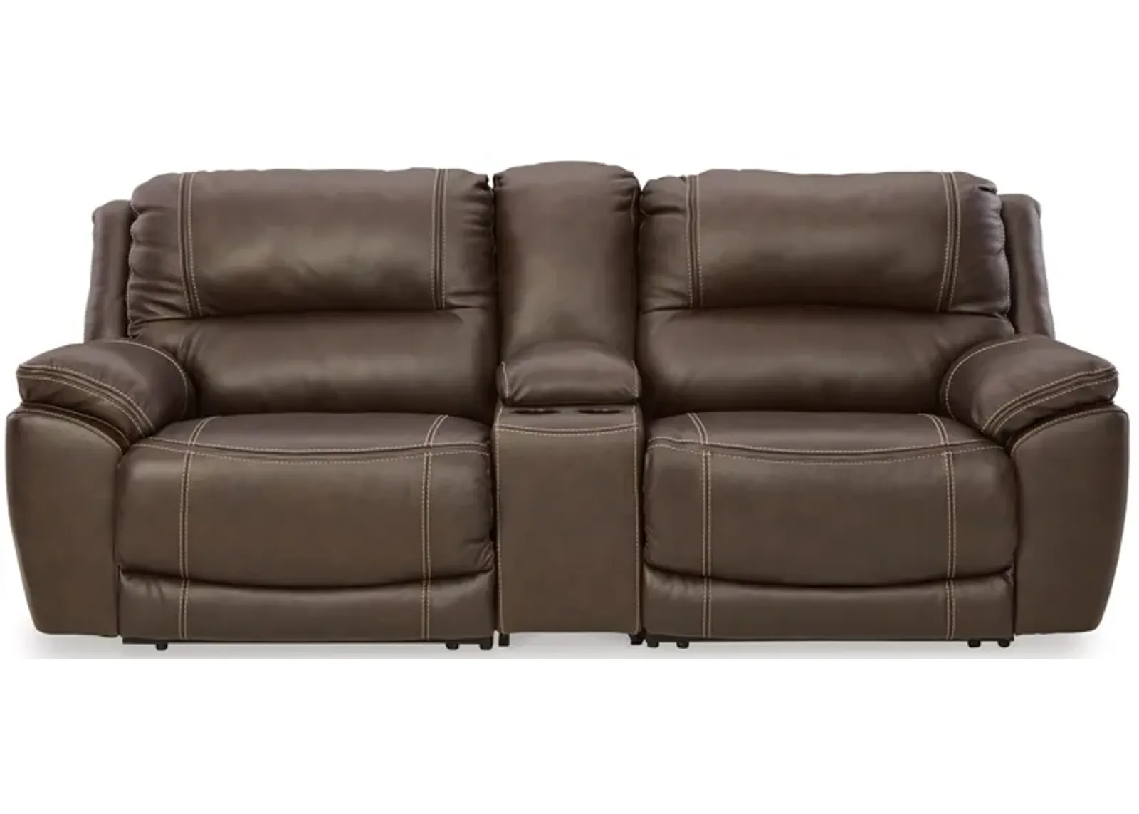 Dunleith 3-Piece Power Reclining Loveseat with Console