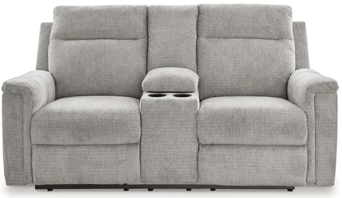 Barnsana Power Reclining Loveseat with Console