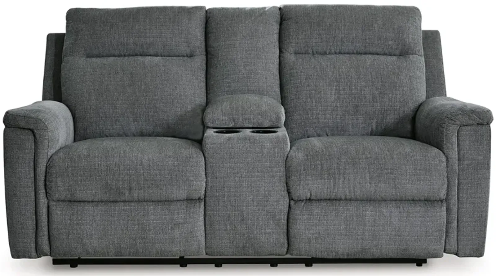 Barnsana Power Reclining Loveseat with Console (2805847)