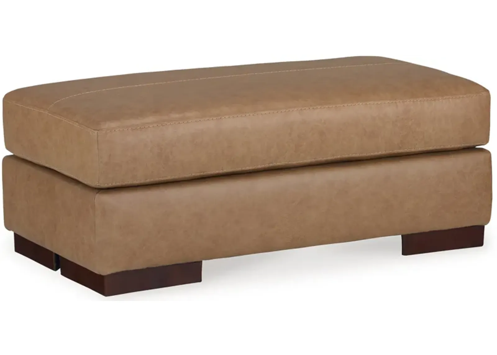 Lombardia Leather Ottoman