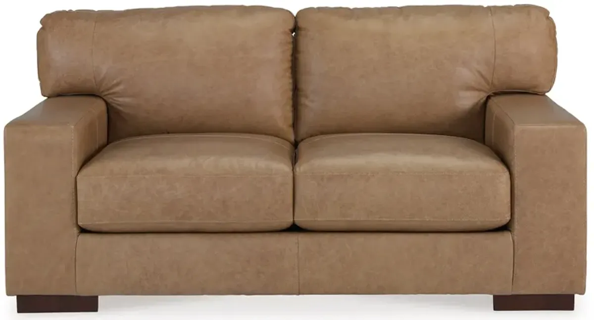 Lombardia Leather Loveseat