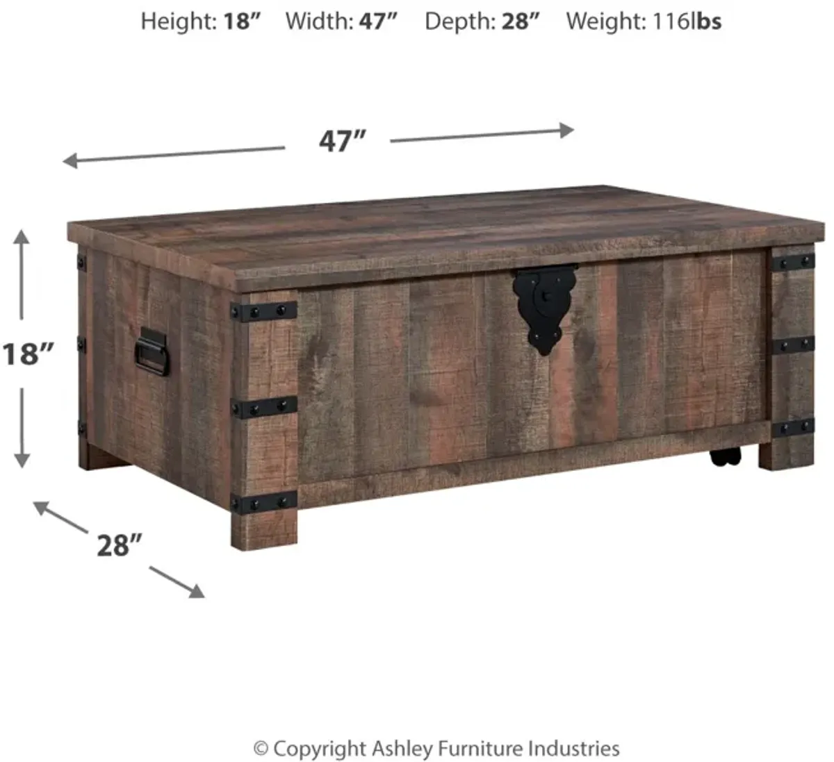 Hollum Lift-Top Coffee Table