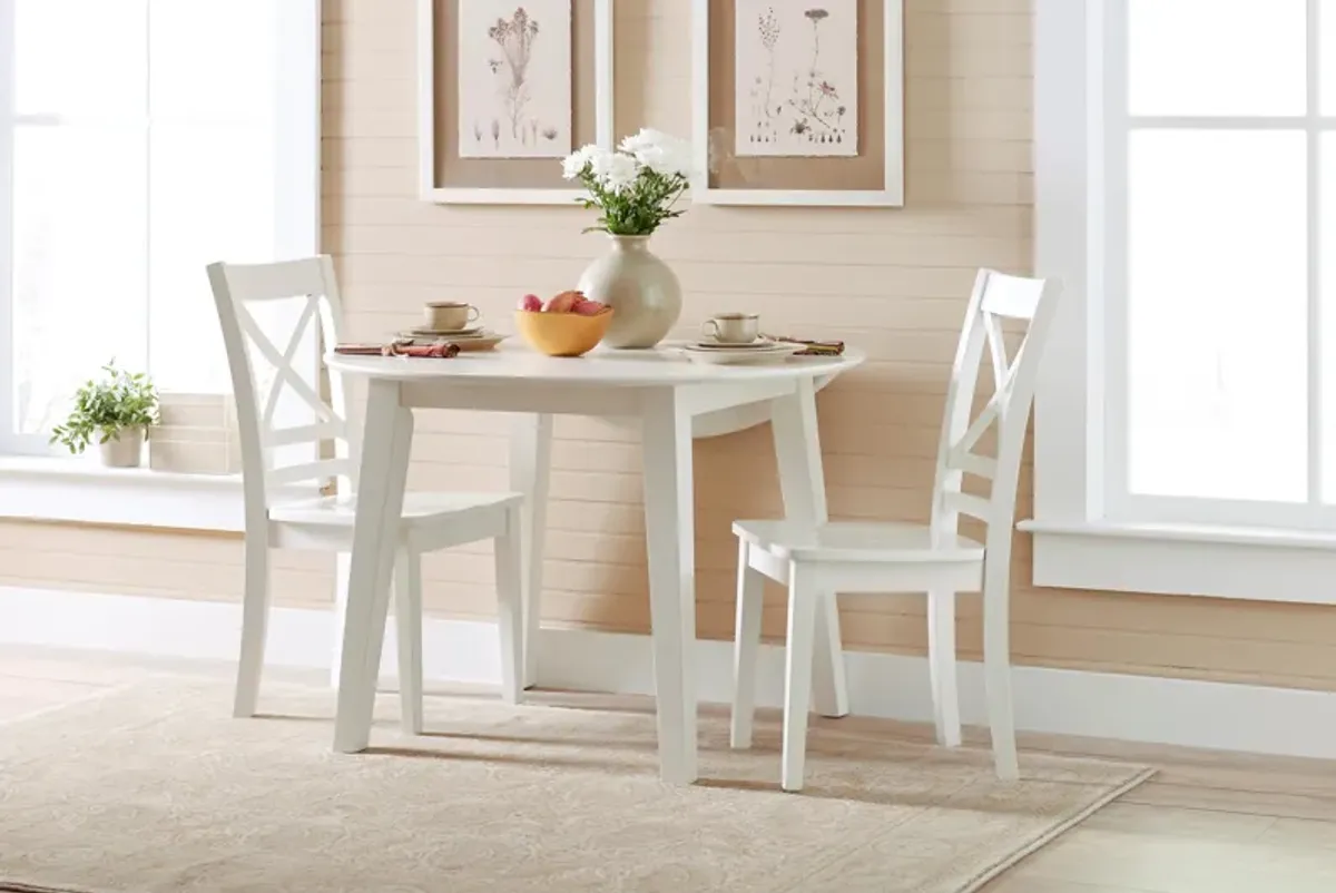 Haiden 3-Piece Drop Leaf Dining Set