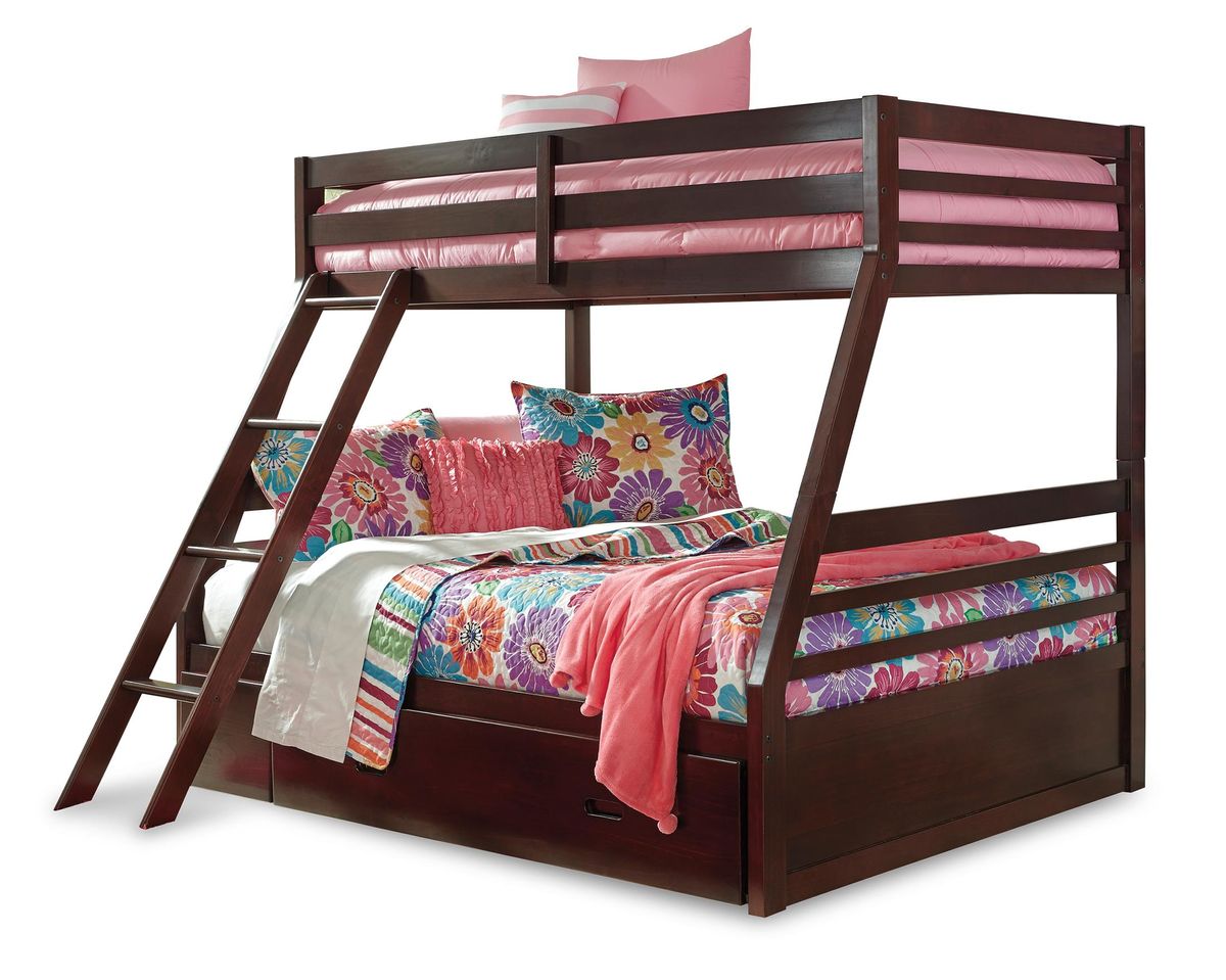 Halanton Twin over Full Storage Bunk Bed