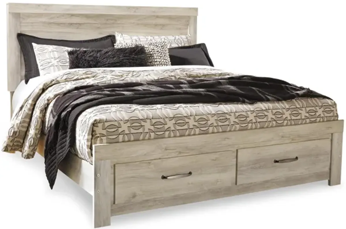 Bellaby King Platform Bed with 2 Storage Drawers