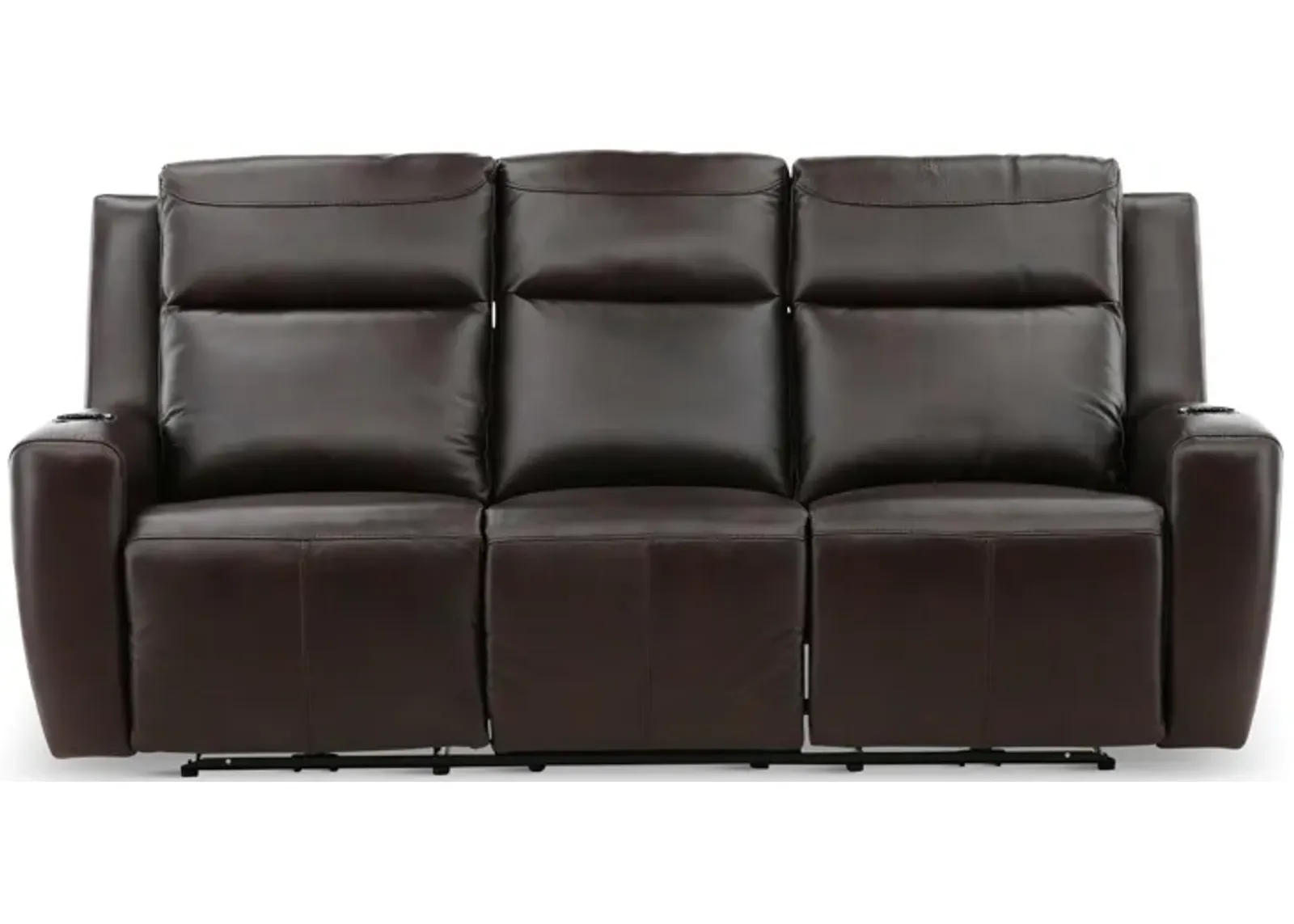 Chesapeake Leather Power Reclining Sofa