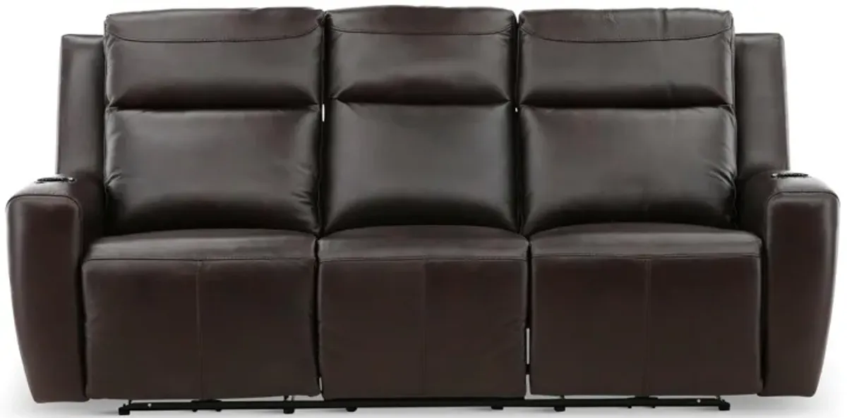 Chesapeake Leather Power Reclining Sofa