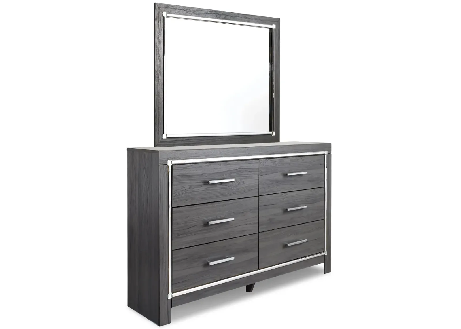 Lodanna 6 Drawer Dresser and Mirror