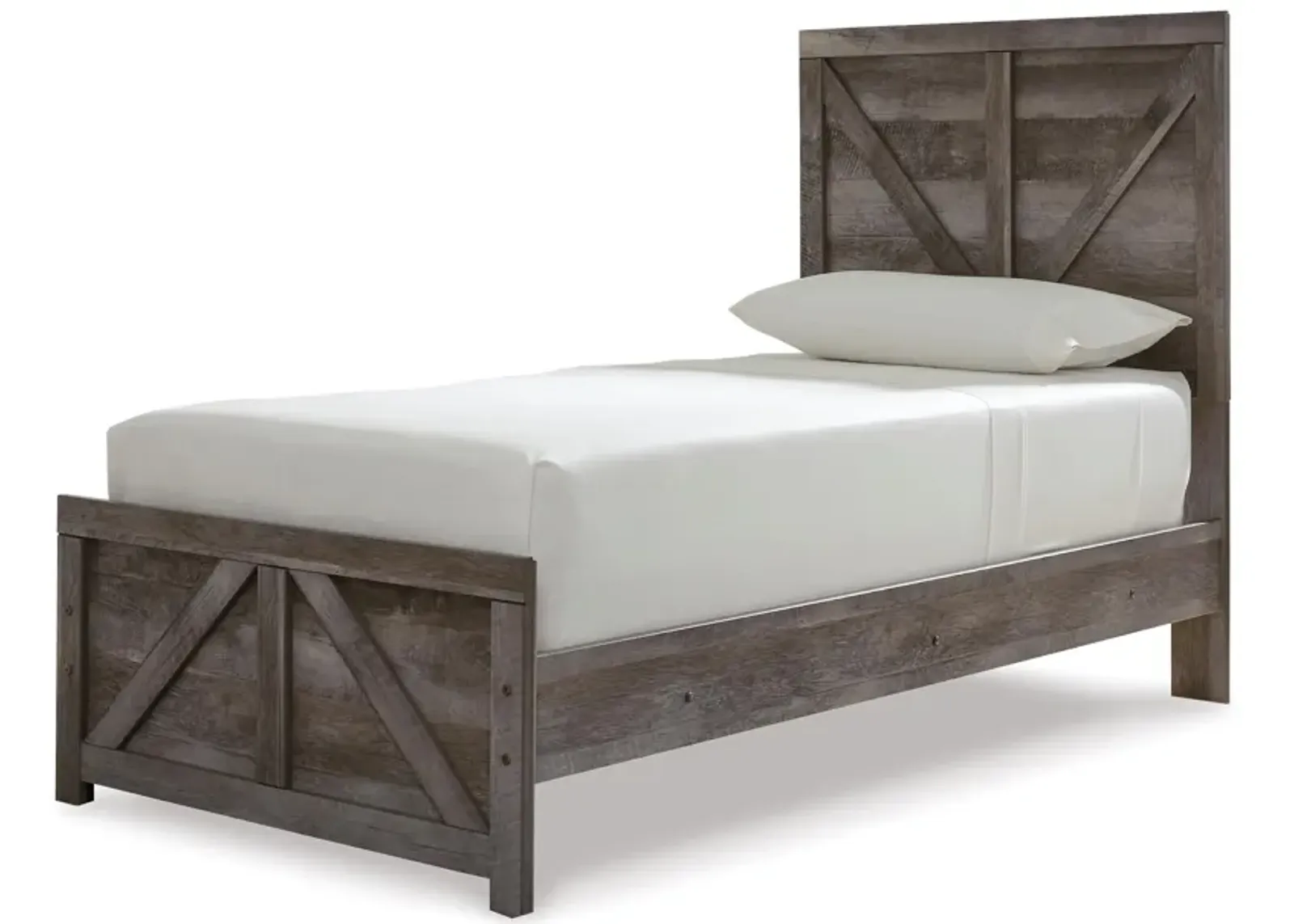 Wynnlow Twin Crossbuck Panel Bed