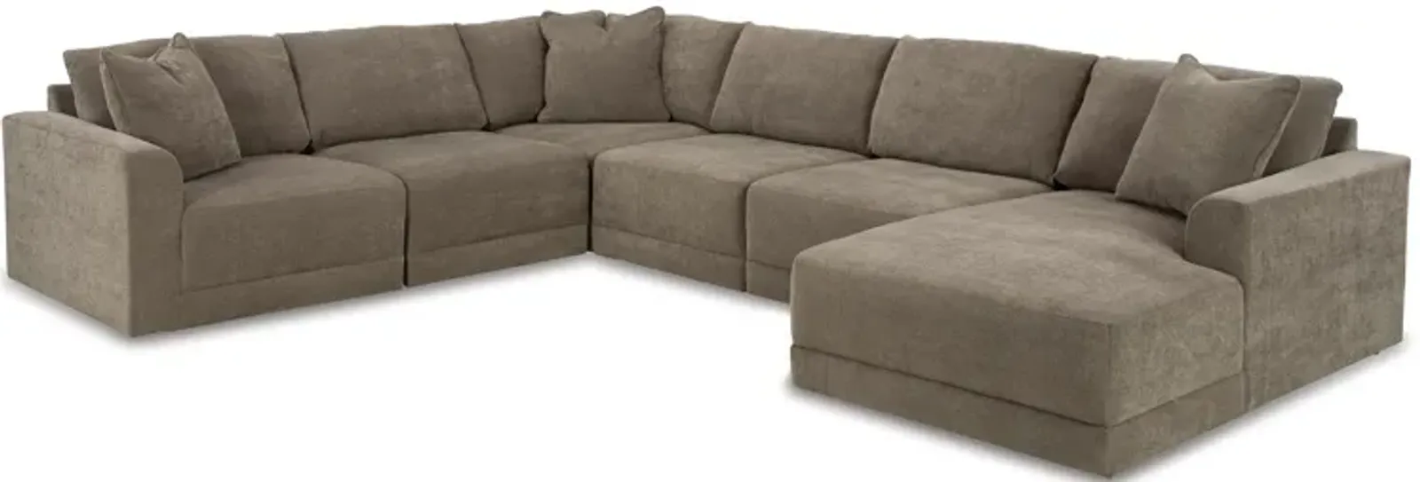 Raeanna 5-Piece Sectional with Chaise