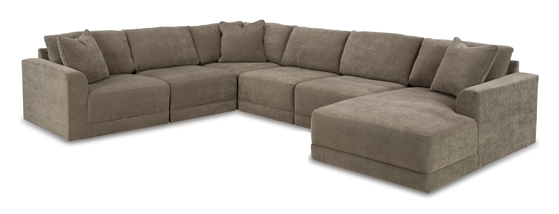 Raeanna 5-Piece Sectional with Chaise