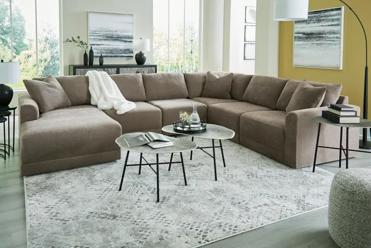 Raeanna 6-Piece Sectional with Chaise