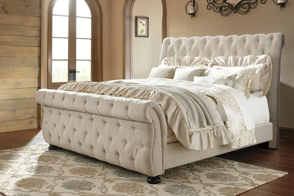 Willenburg Queen Upholstered Sleigh Bed