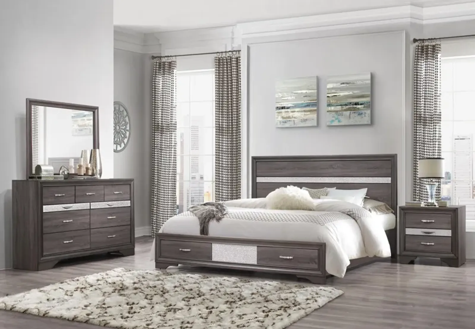 Jena 3-Piece Queen Storage Bedroom Set