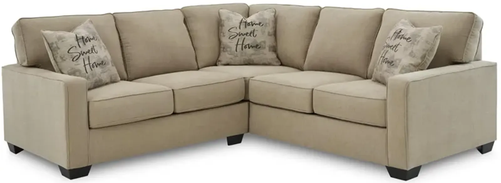 Lucina 2-Piece Quartz Sectional