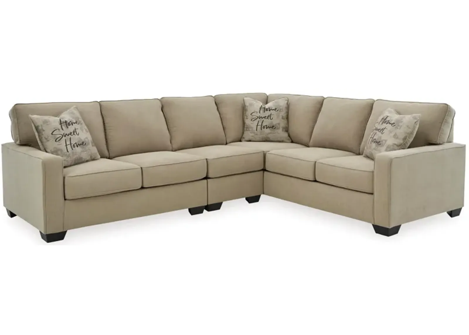 Lucina 3-Piece Left-Facing Sectional