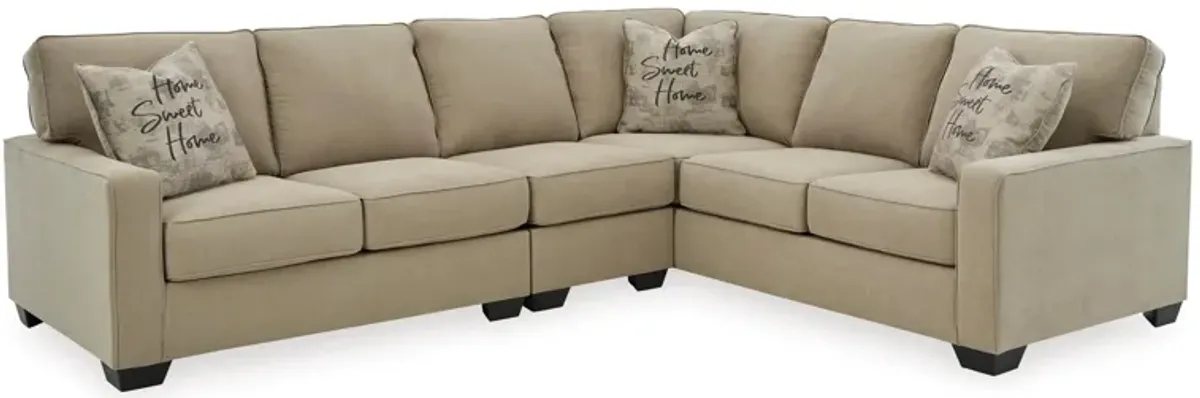 Lucina 3-Piece Left-Facing Sectional