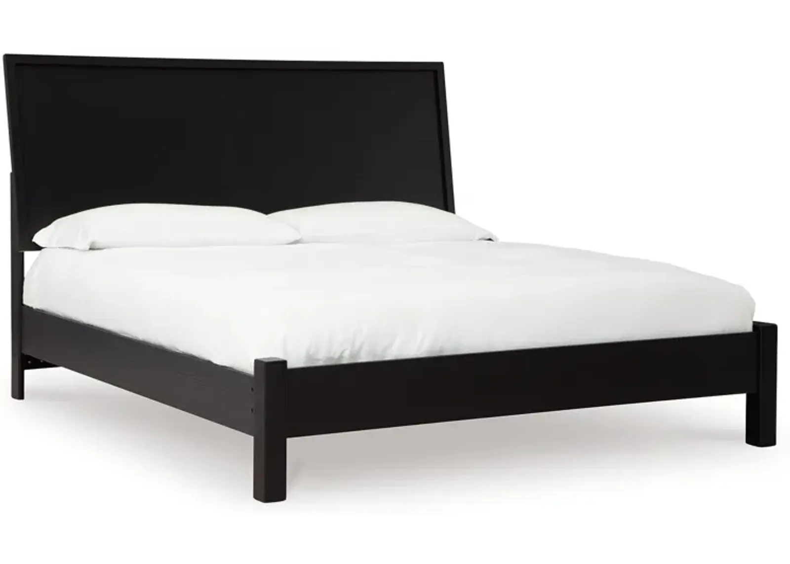 Danziar King Panel Bed with Post Leg Footboard