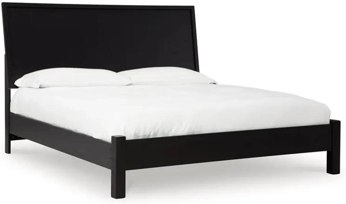 Danziar King Panel Bed with Post Leg Footboard