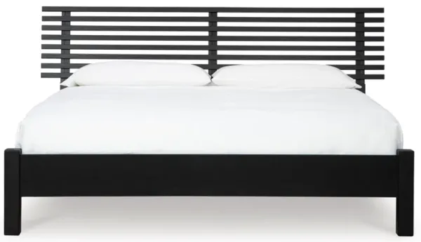 Danziar Queen Slat Panel Bed