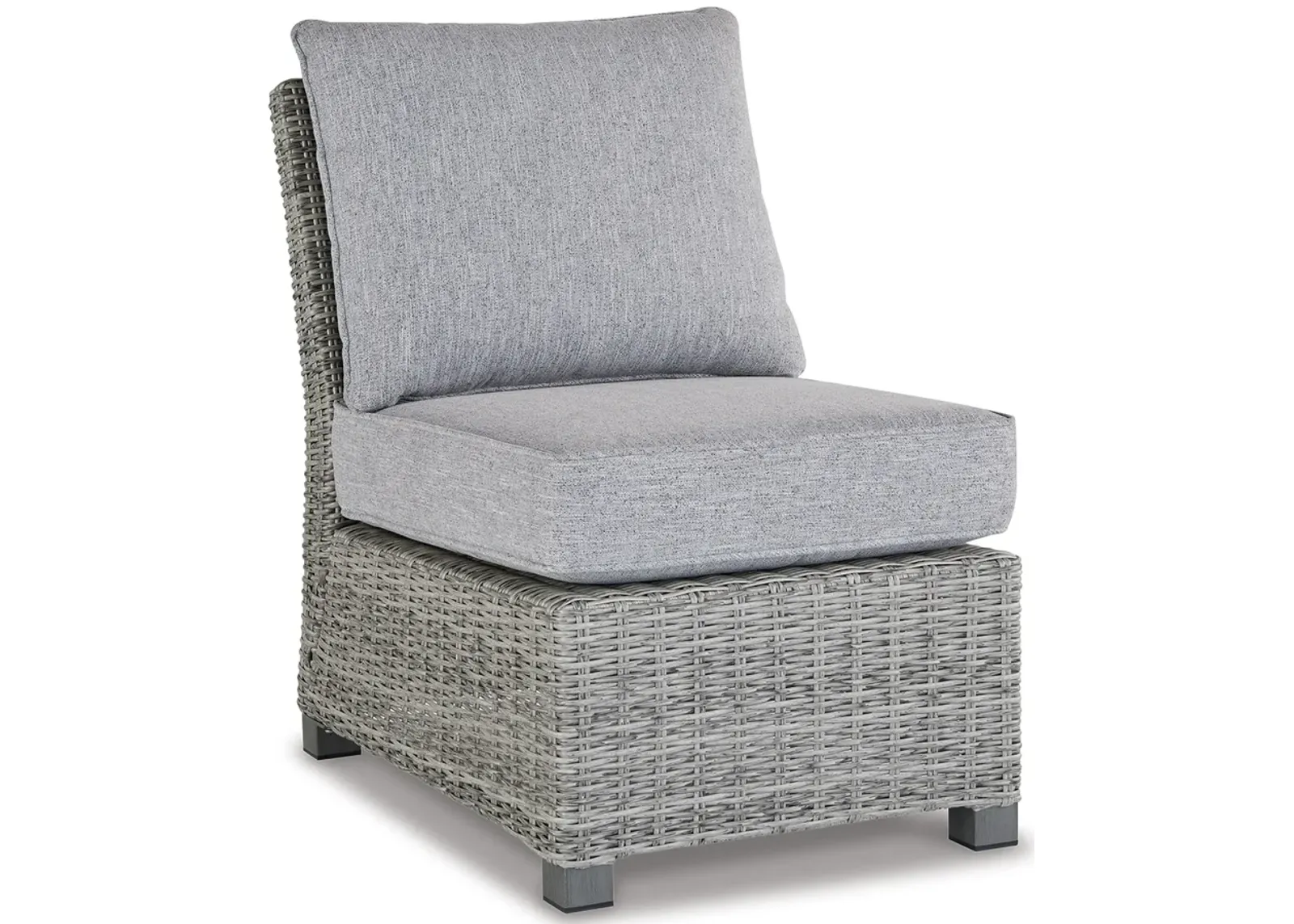 Naples Beach Armless Chair with Cushion