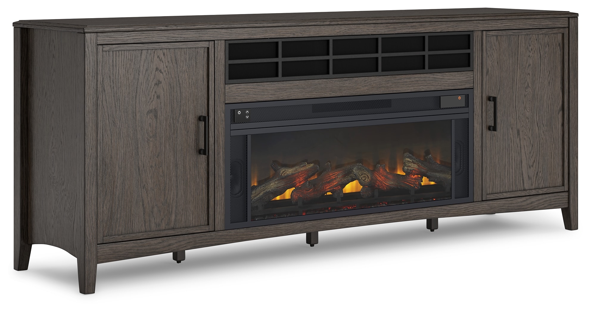 Montillan 84" TV Stand with Electric Fireplace