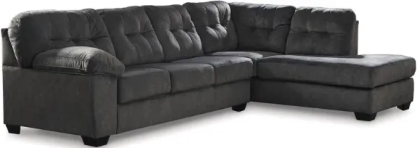 Accrington 2-Piece Granite Sleeper Sectional with Chaise