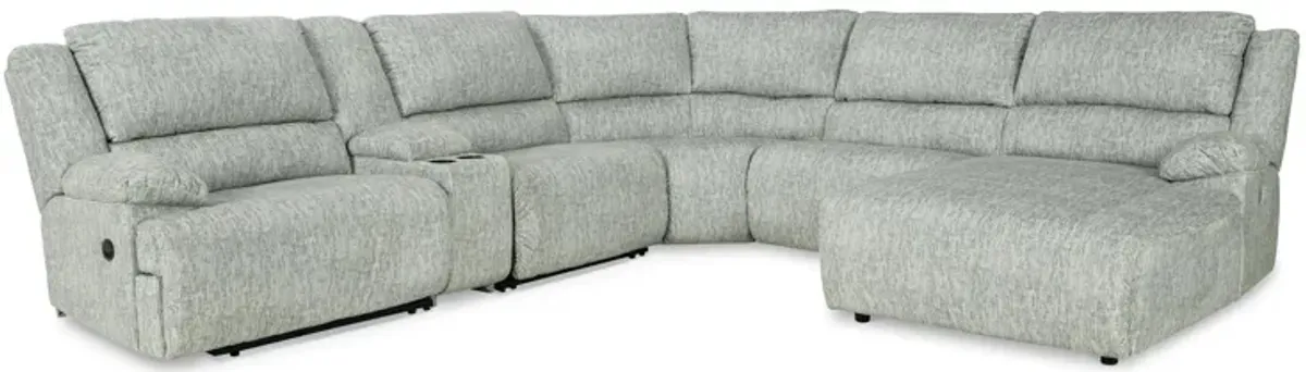 McClelland 6-Piece Manual Reclining Modular Sectional with Chaise