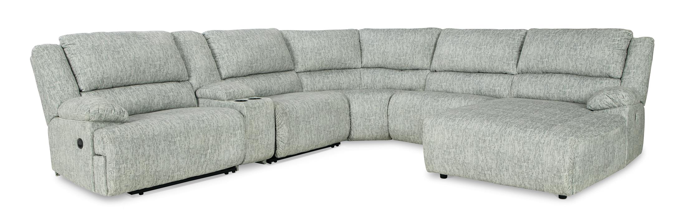 McClelland 6-Piece Manual Reclining Modular Sectional with Chaise