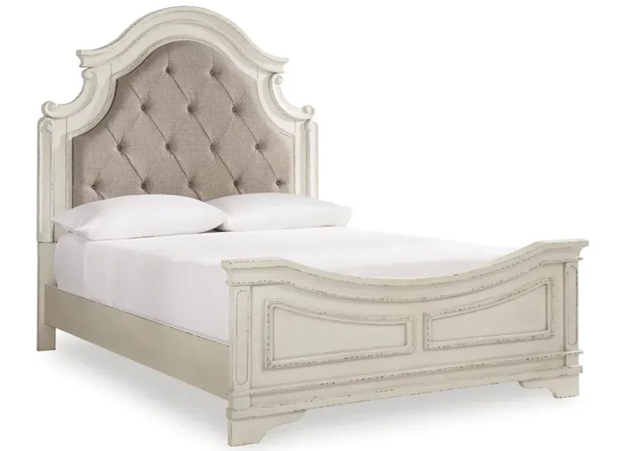 Realyn Queen Upholstered Panel Bed