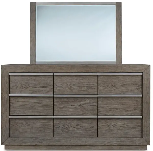 Anibecca 9 Drawer Dresser and Mirror