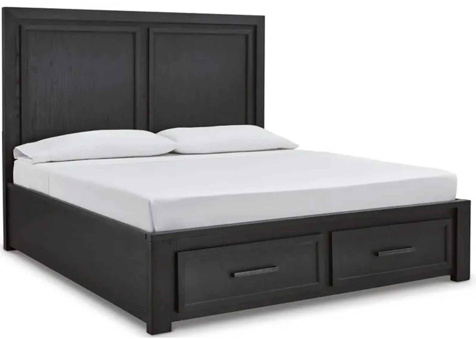 Foyland King Panel Storage Bed