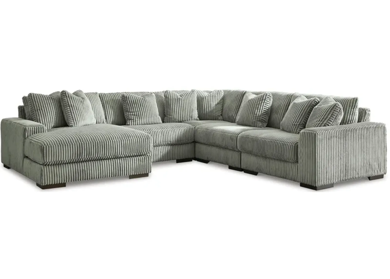 Lindyn 5-Piece Fog Sectional with Chaise