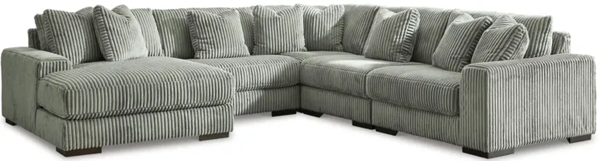 Lindyn 5-Piece Fog Sectional with Chaise