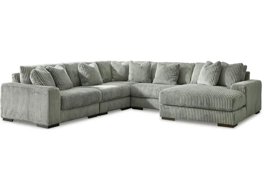 Lindyn 5-Piece Fog Sectional with Chaise