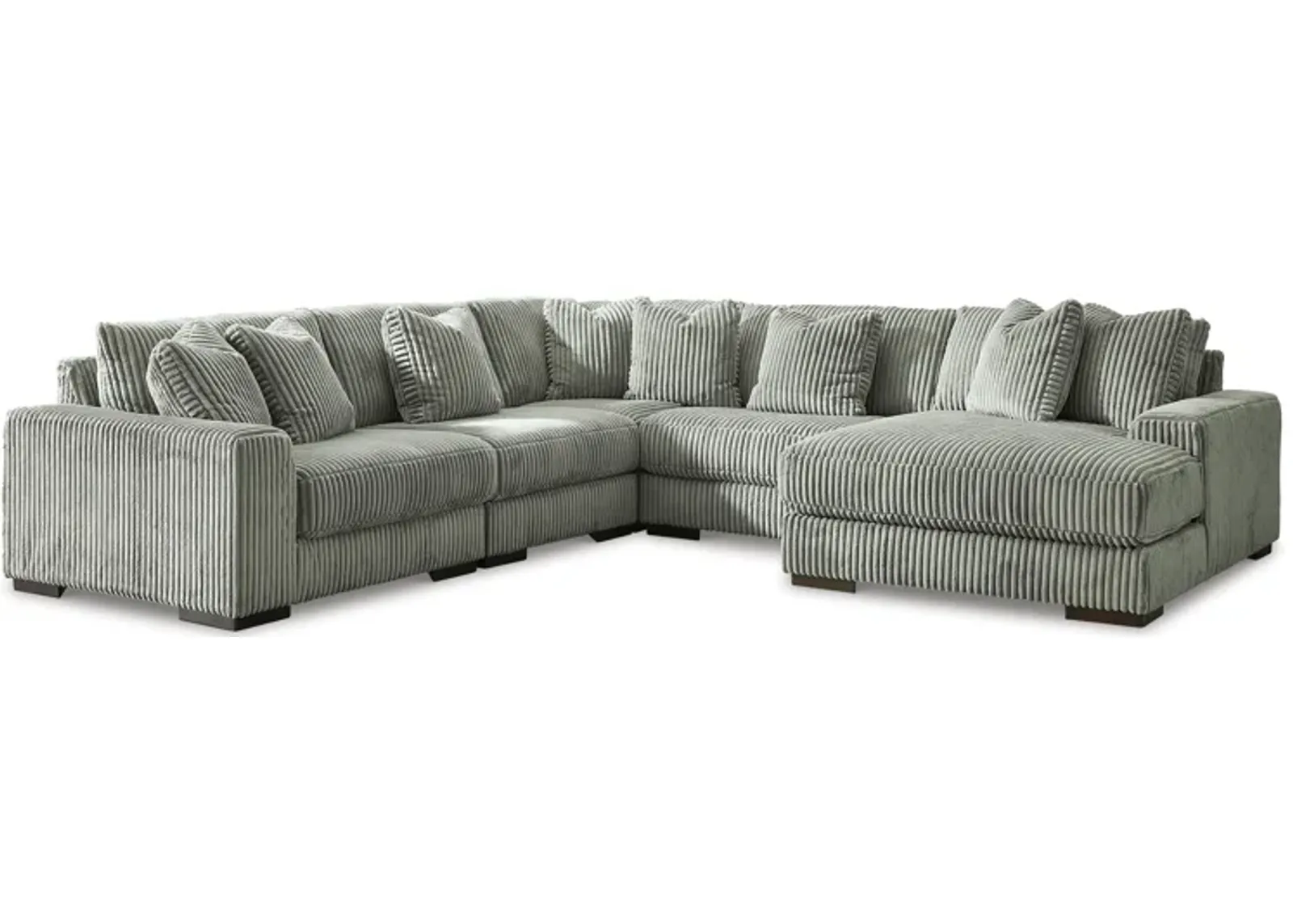 Lindyn 5-Piece Fog Sectional with Chaise