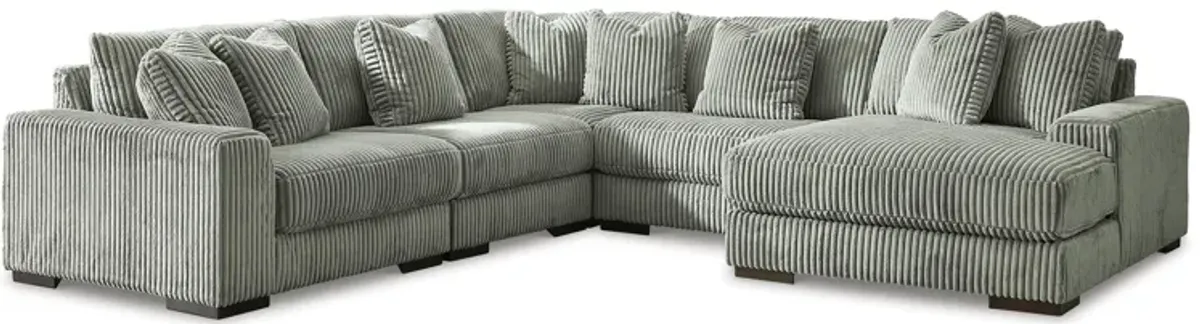 Lindyn 5-Piece Fog Sectional with Chaise