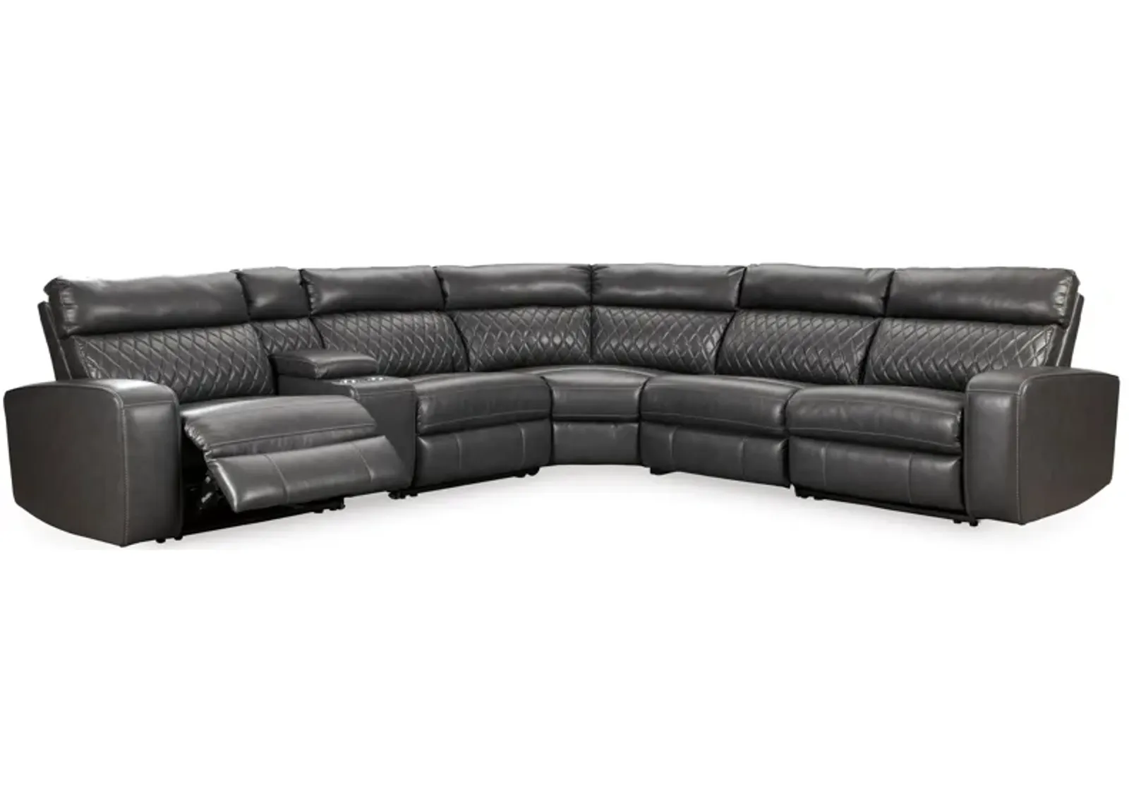 Samperstone 6-Piece Power Reclining Modular Sectional