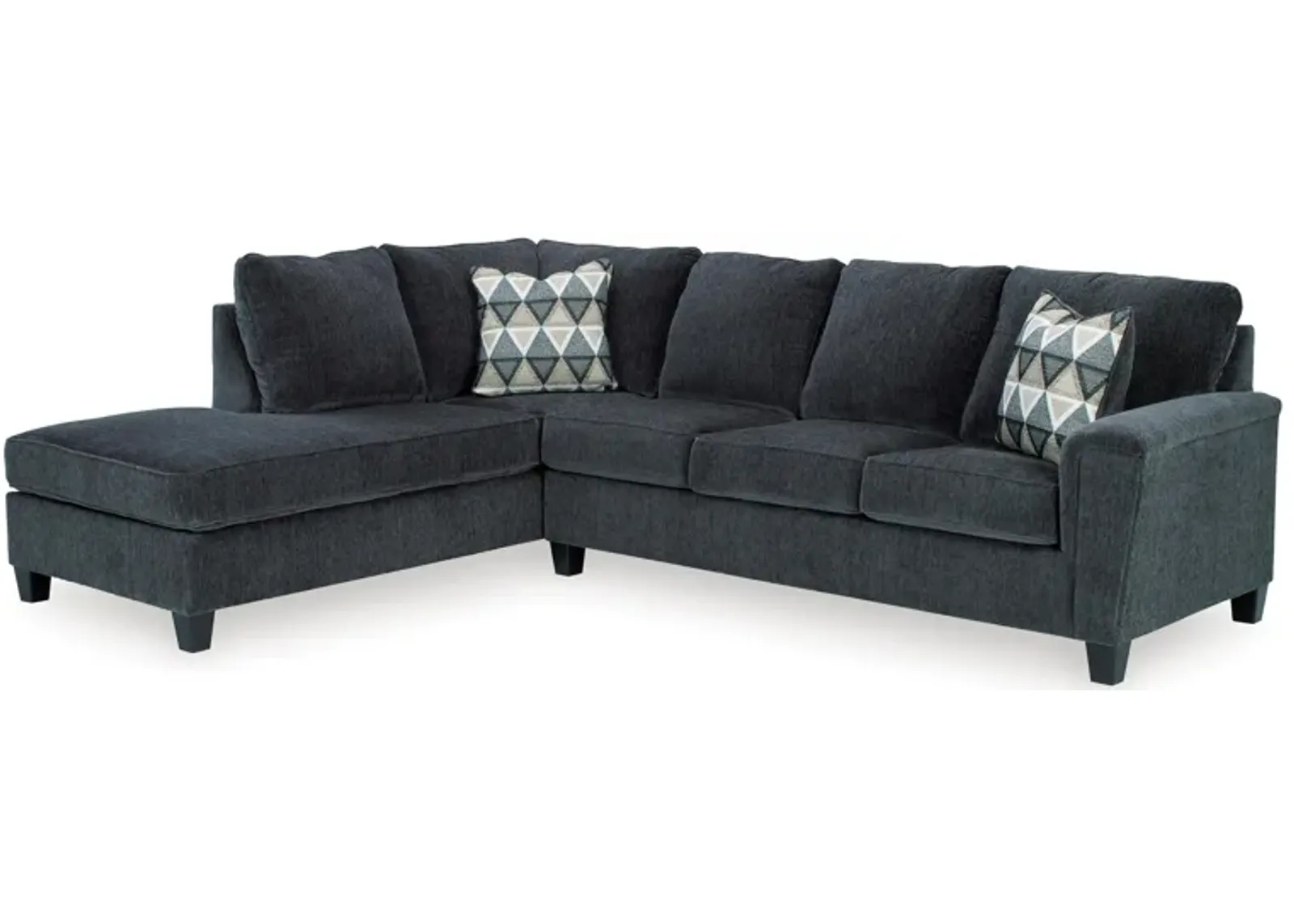 Abinger 2-Piece Smoke Sectional with Chaise