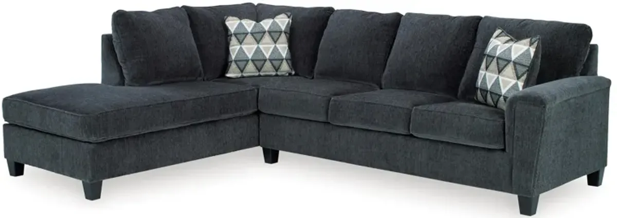 Abinger 2-Piece Smoke Sectional with Chaise