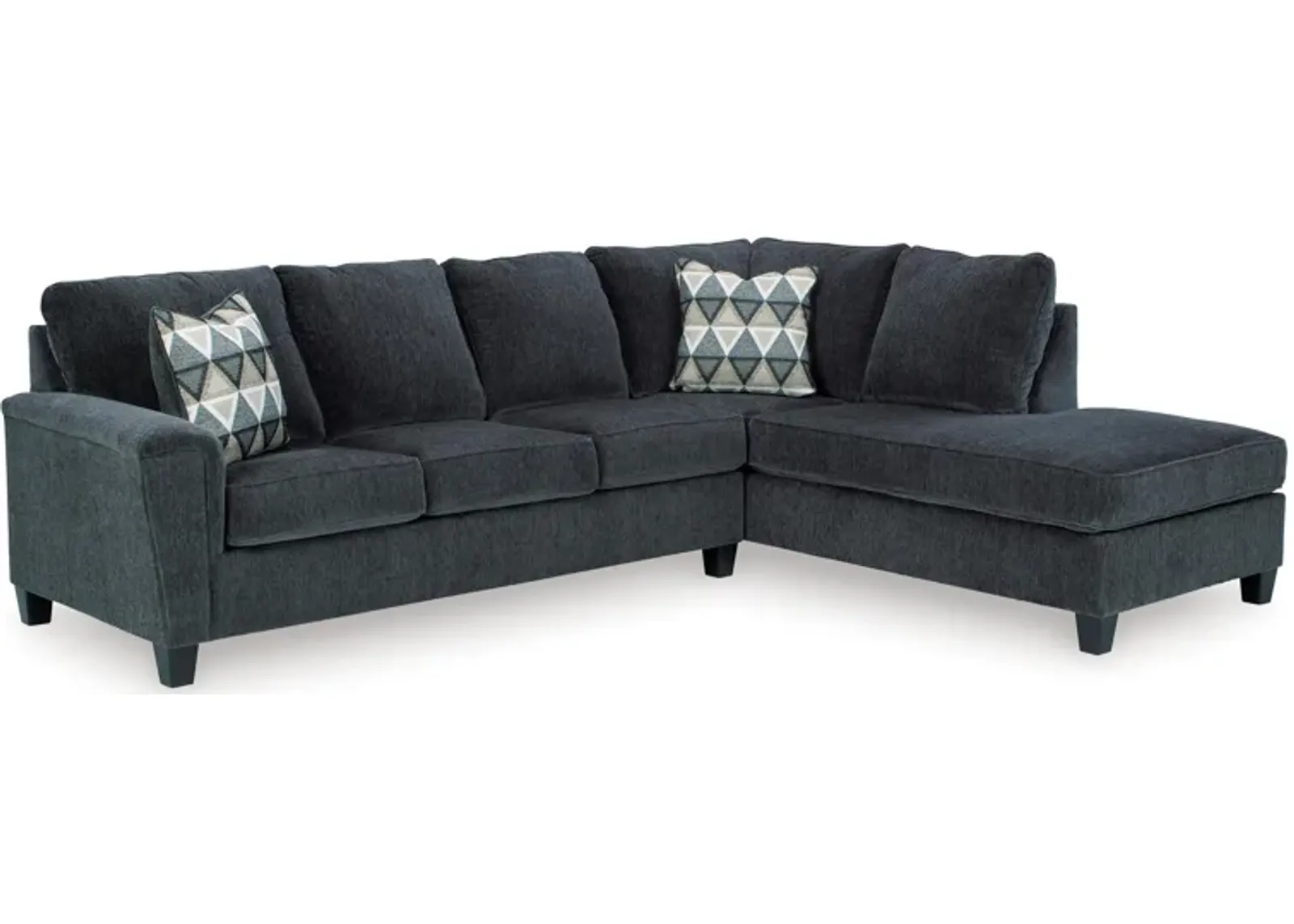 Abinger 2-Piece Smoke Sectional with Chaise