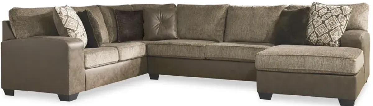 Abalone 3-Piece Sectional with Chaise