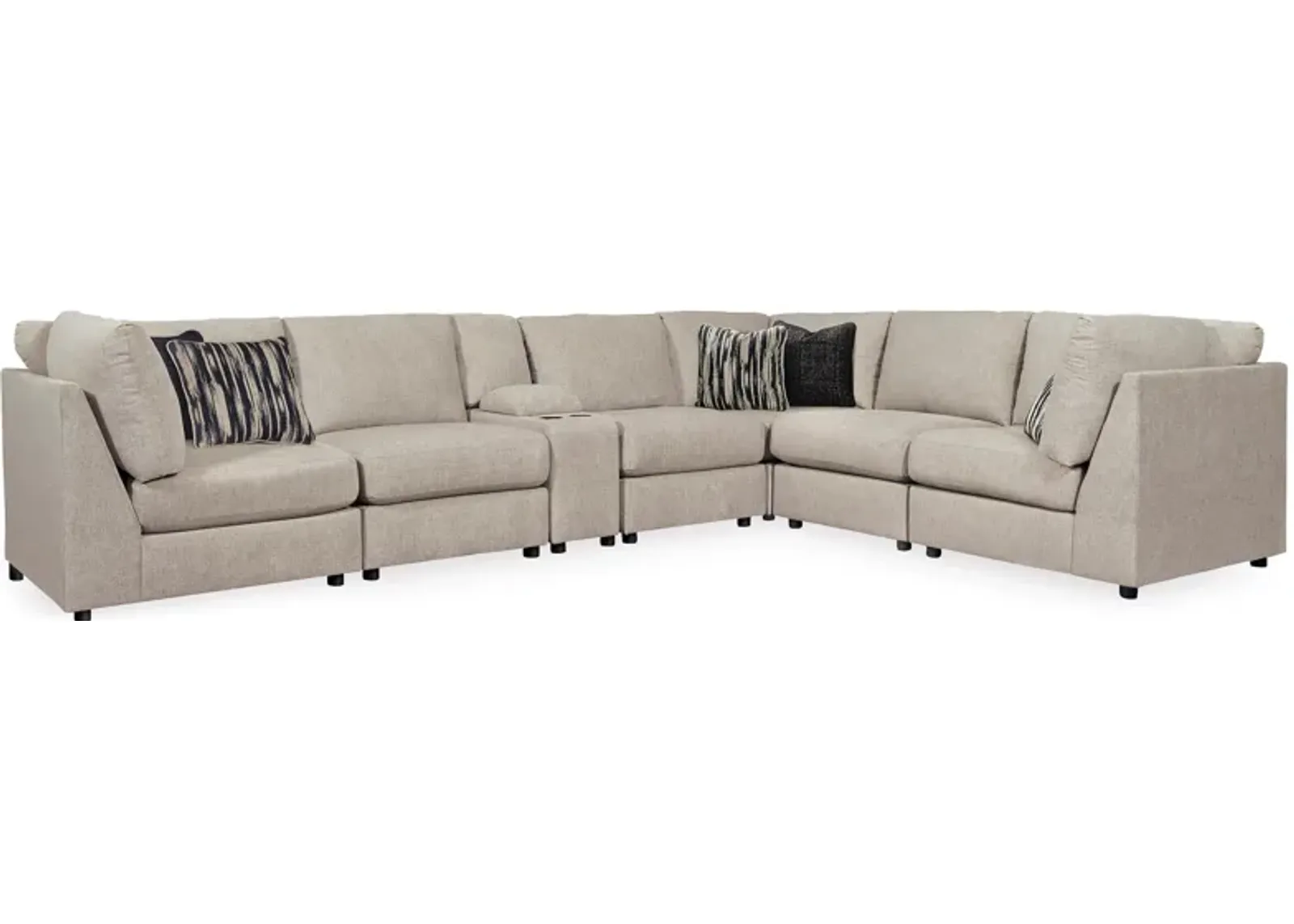 Kellway 7-Piece Modular Sectional with Console