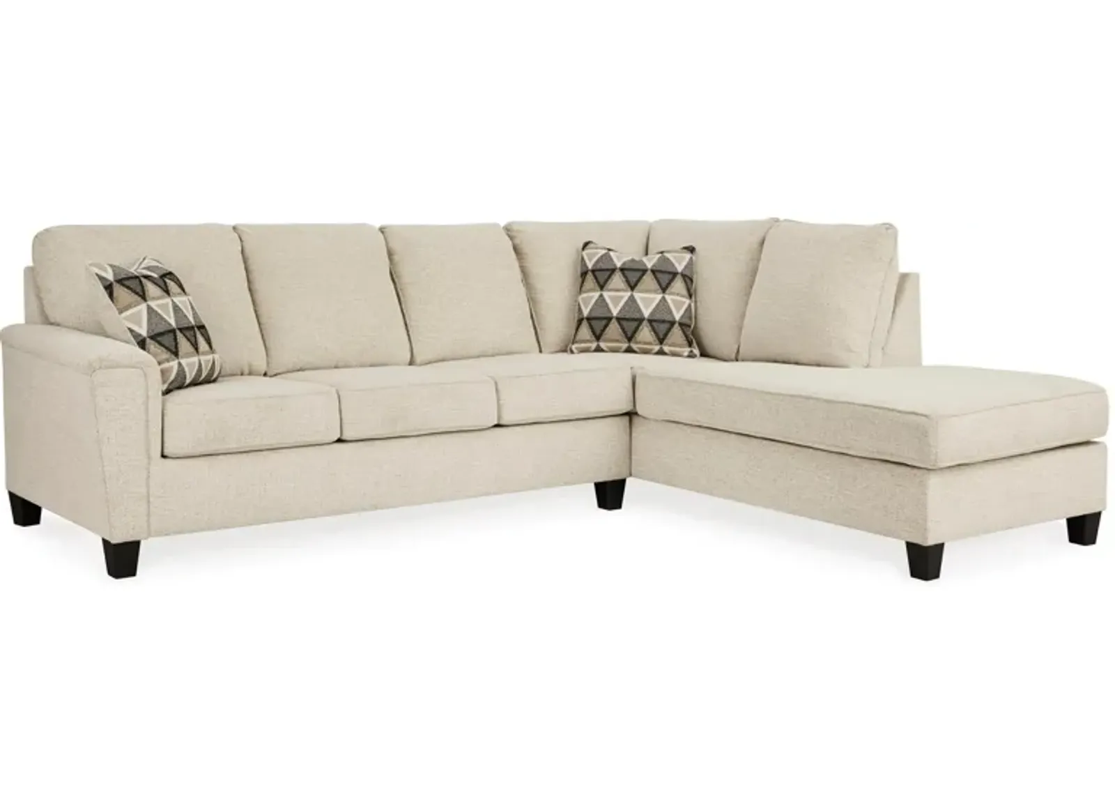 Abinger 2-Piece Sectional with Chaise in Natural