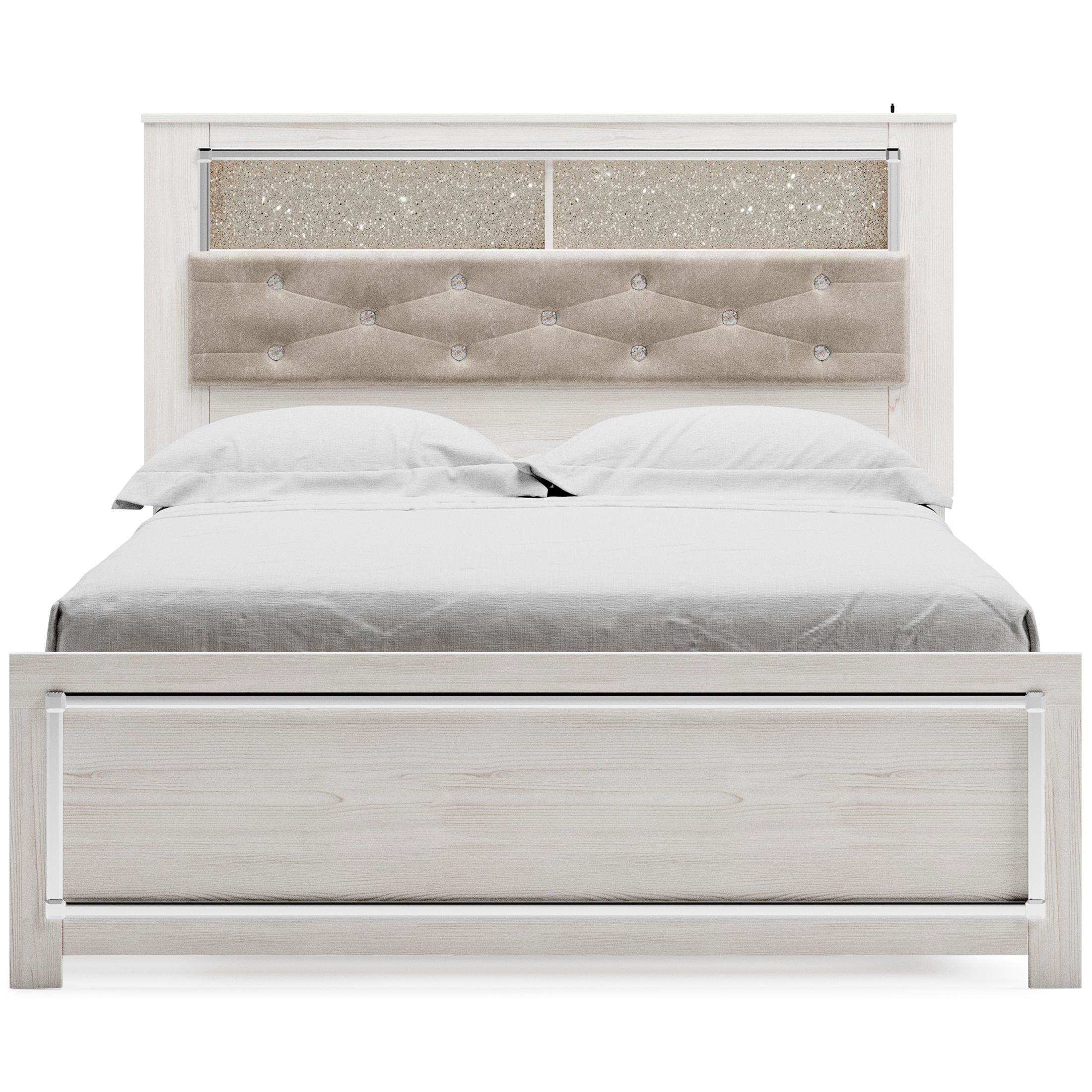 Altyra Queen Panel Bookcase Bed