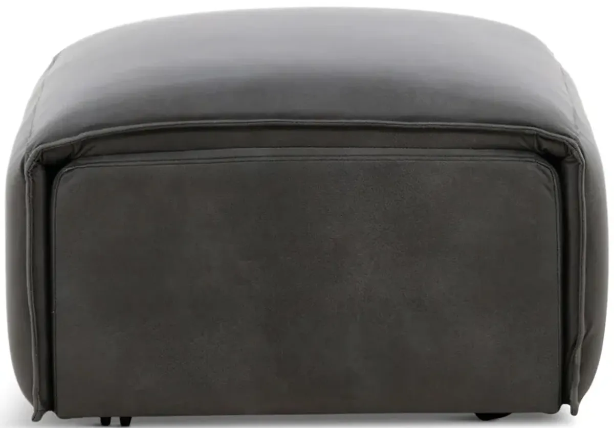 Modular Two Caster Ottoman